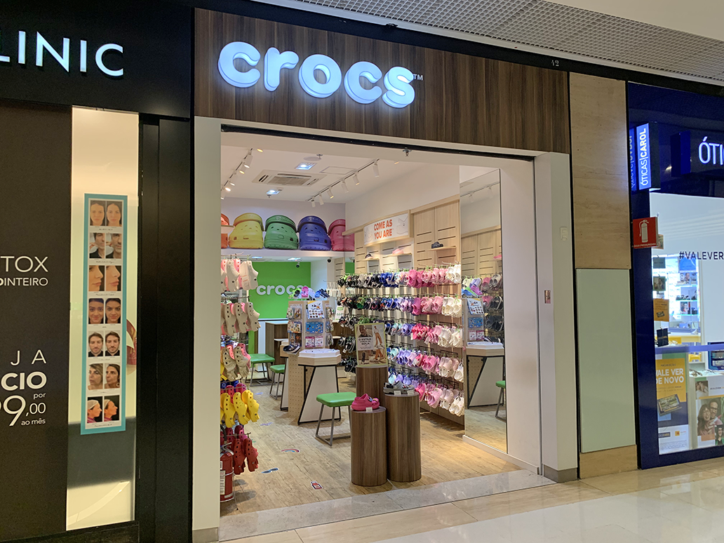 Loja crocs shopping store tatuape